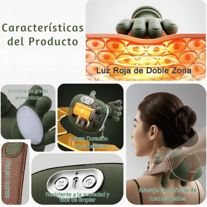 Masajeador de Cuello con Manos Reales 3D